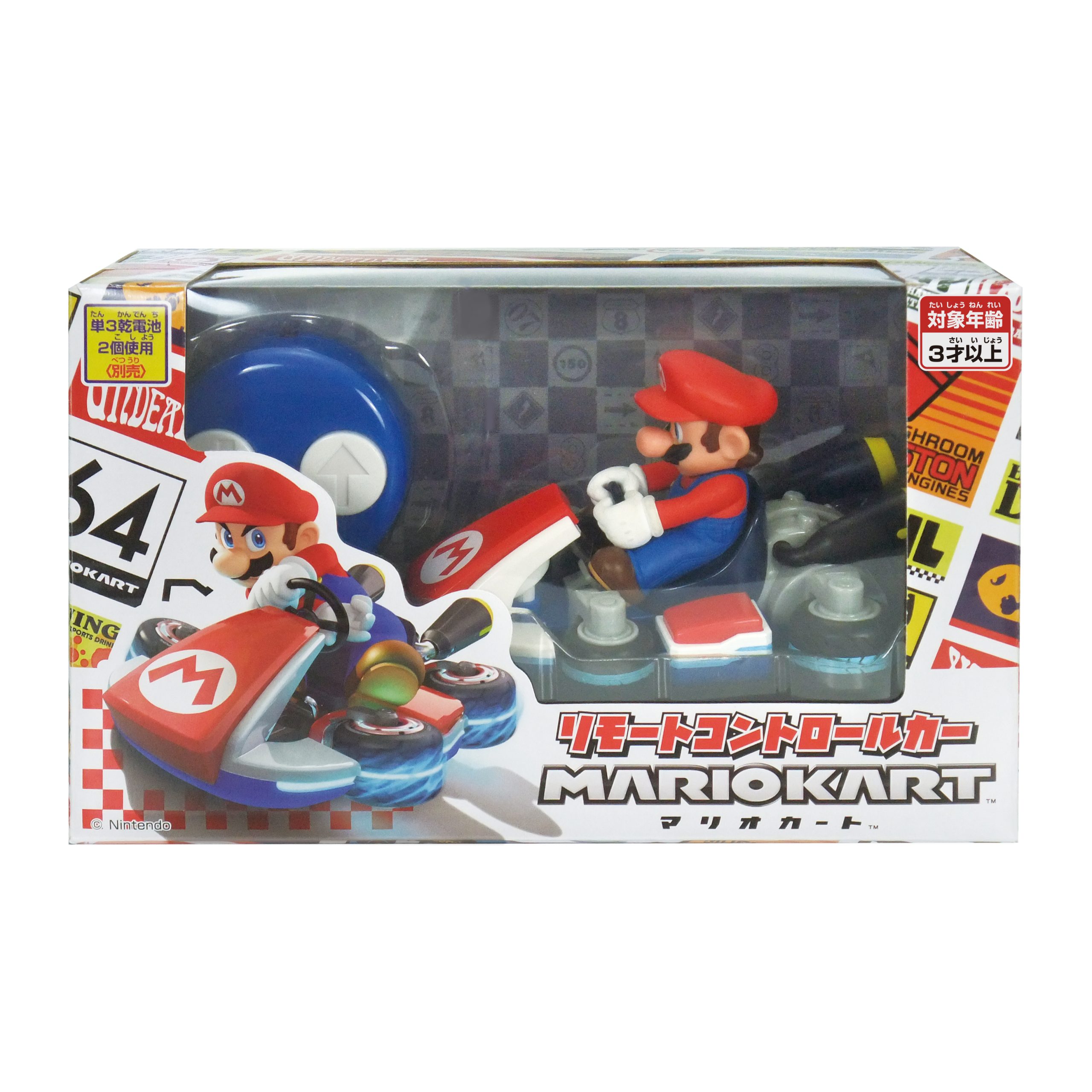 リモートコントロール カー マリオカート マリオ リモコン RC パッケージ画像